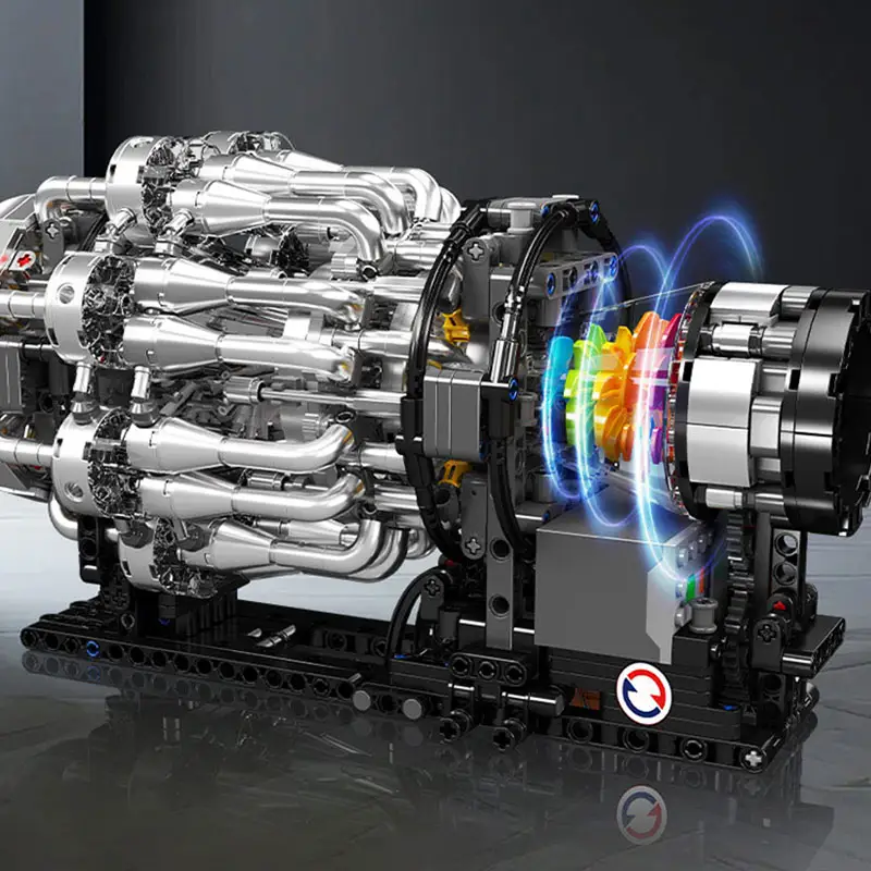 MOULD KING 10216 Turbojet Engine Building Block Model