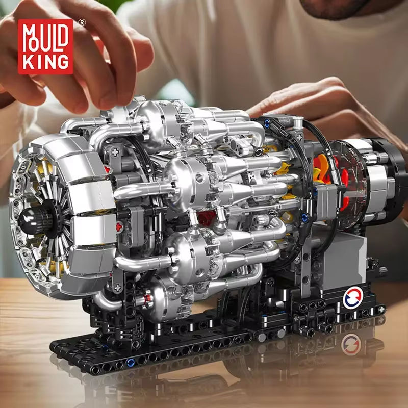MOULD KING 10216 Turbojet Engine Building Block Model