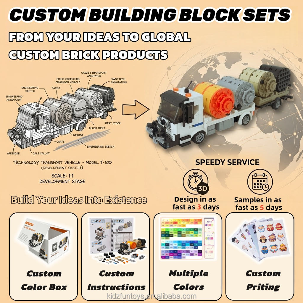MOULD KING 10227 V8 Engine with Transmission Building Block Model — 787 Pieces