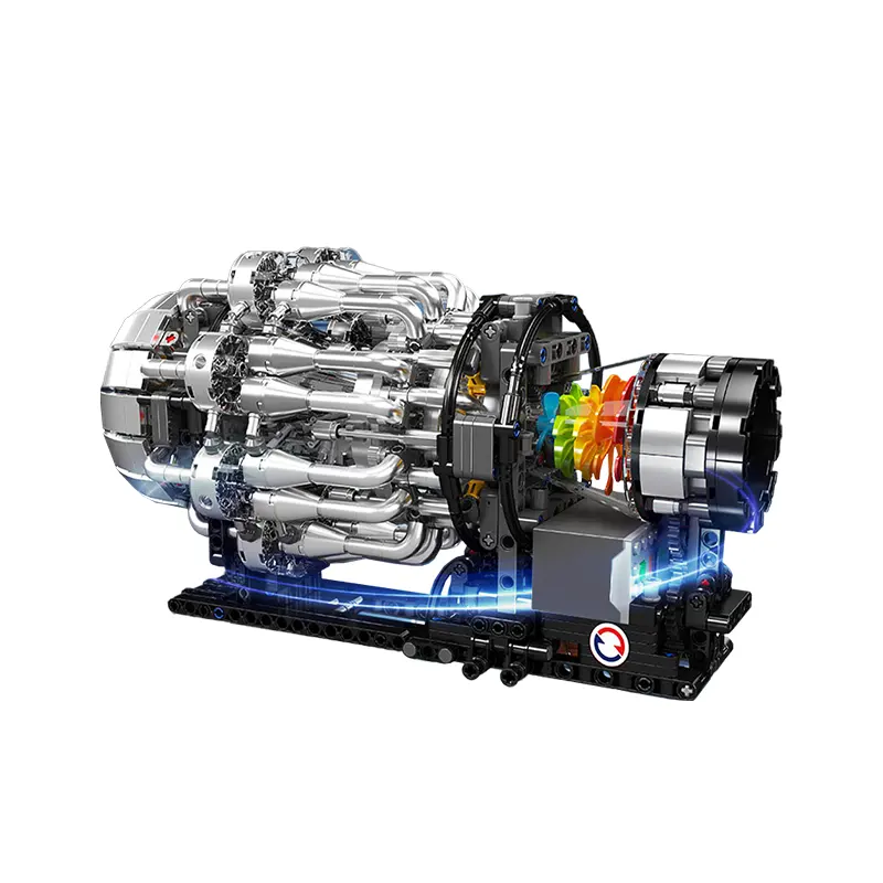 MOULD KING 10216 Turbojet Engine Building Block Model
